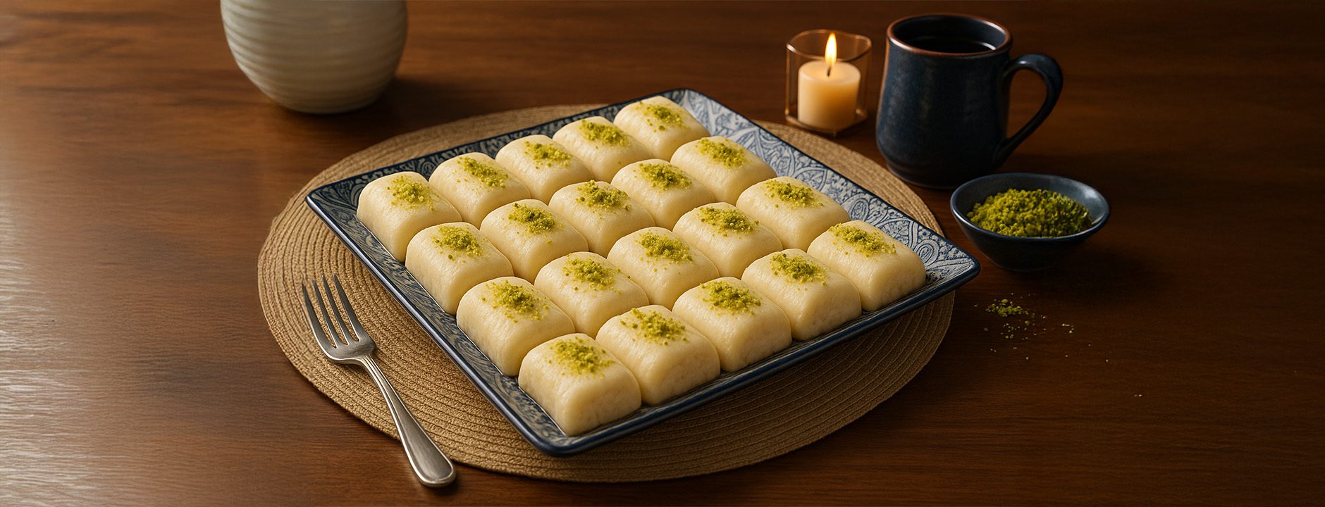 حلاوة الجبن على الأصول: وصفة شامية أصيلة بجبنة المنفوش