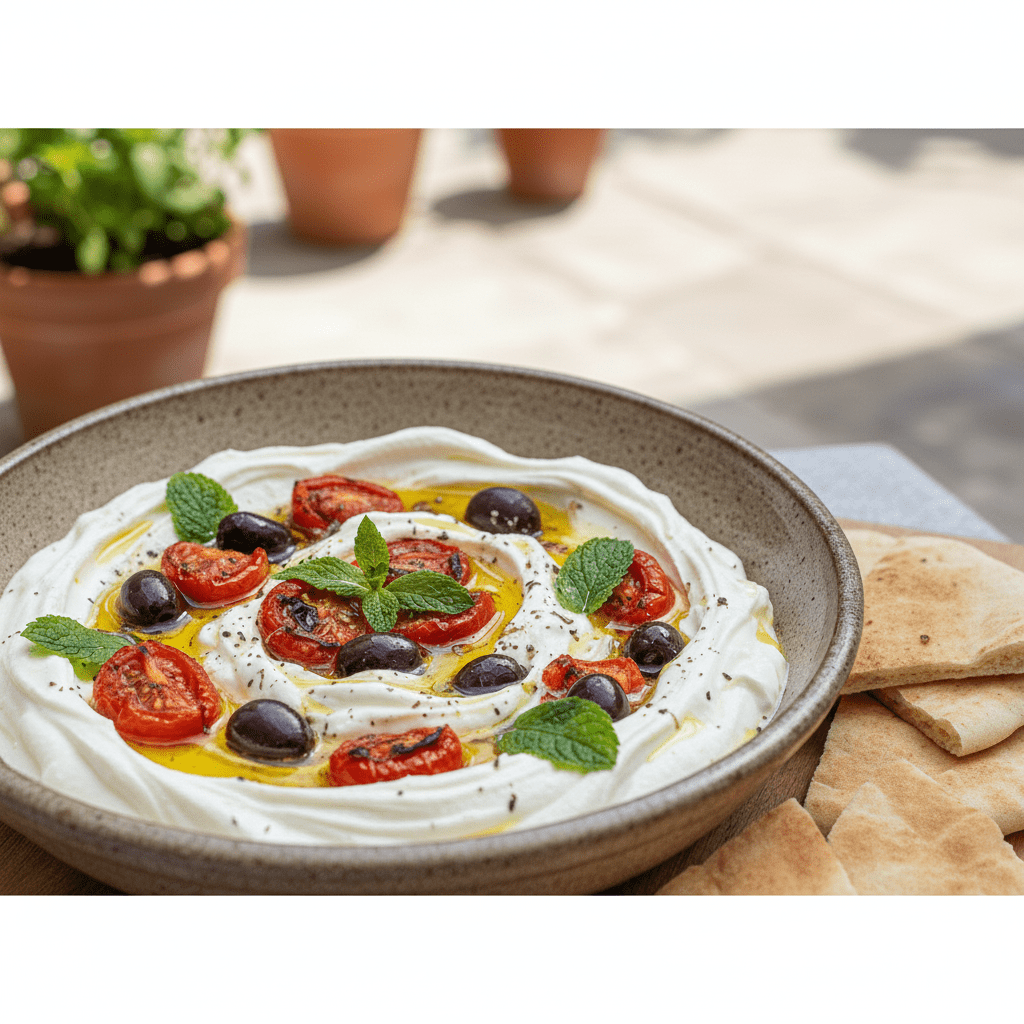 Labneh Cream with Roasted Tomatoes