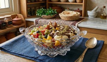 Fresh Cream & Chocolate Fruit Salad from Almarai Aldemshkieh: A Refreshing and Delicious Recipe