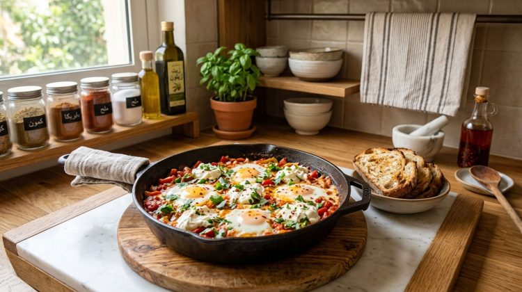 Shakshuka with Cream Cheese – A Rich Eastern Breakfast Recipe with a Luxurious Creamy Twist